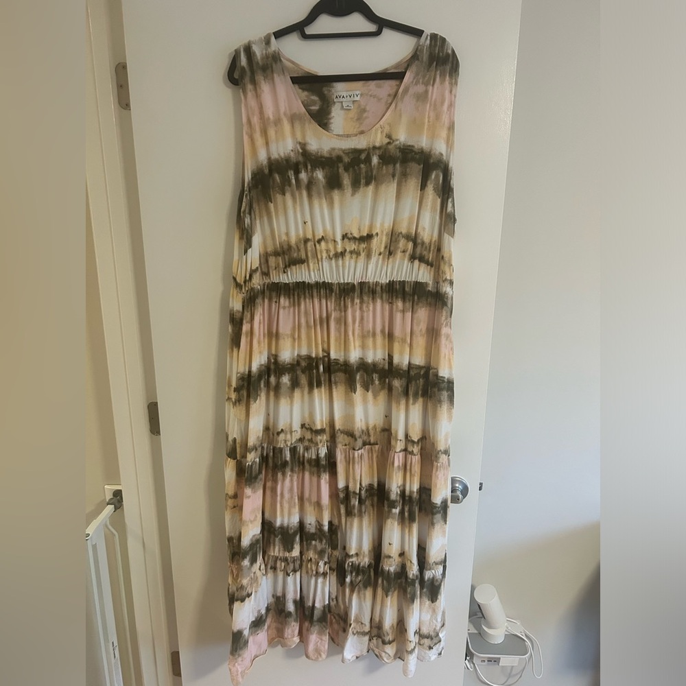 Ava & Viv Tie Dye Maxi dress